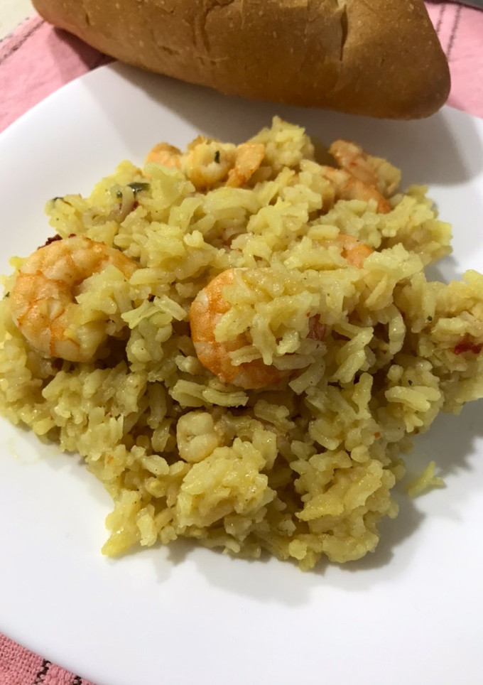 Una foto de Rapiarroz con camarones