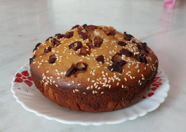 Recipe of Ultimate Wheat plum cake (Nolen gur attar cake)