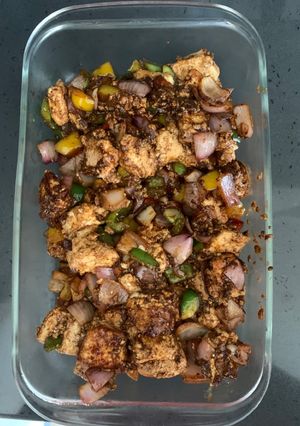 A picture of Chilli paneer.