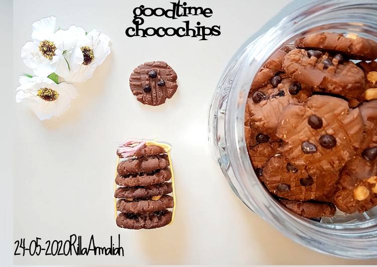 Bagaimana Membuat Goodtime Cookies, Lezat
