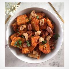 A picture of #Vegan #Sourdough and #tomato upma.