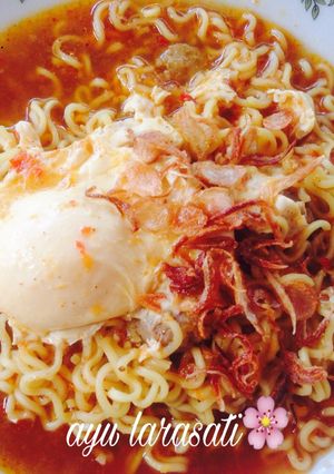Foto resep Mie Rebus Padang (Indomie Kari Ayam)
