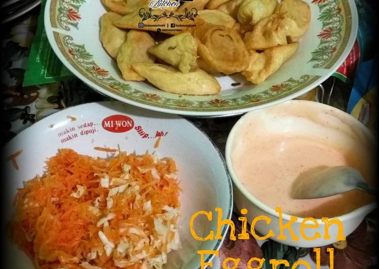 Chicken eggroll ala hokben
