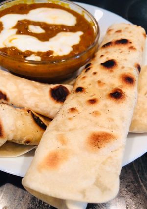 A picture of Dad’s Chapattis.