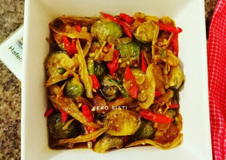 Oseng Pedas Terong Lalap Ikan Asin || Menu Simple 3 in 1