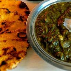 A picture of Sarso Ka Saag or Makki Ki Roti Recipe.