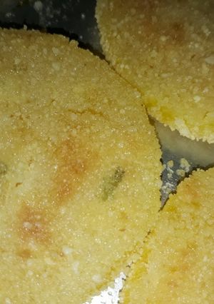 Una foto de Milanesas de calabaza cremosas sin gluten VEGETARIANAS o VEGAN