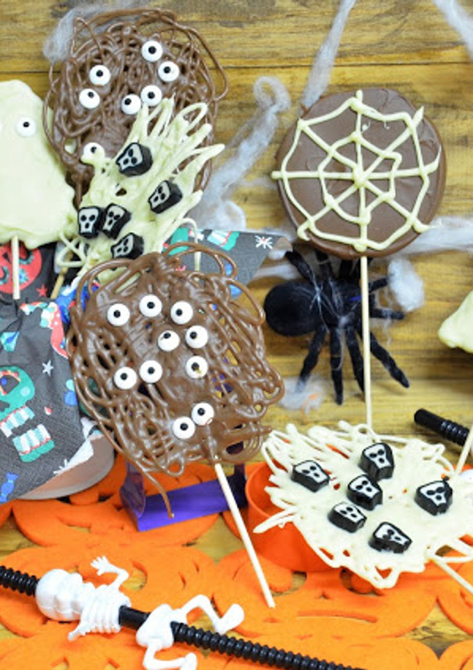 Una foto de Piruletas para Halloween