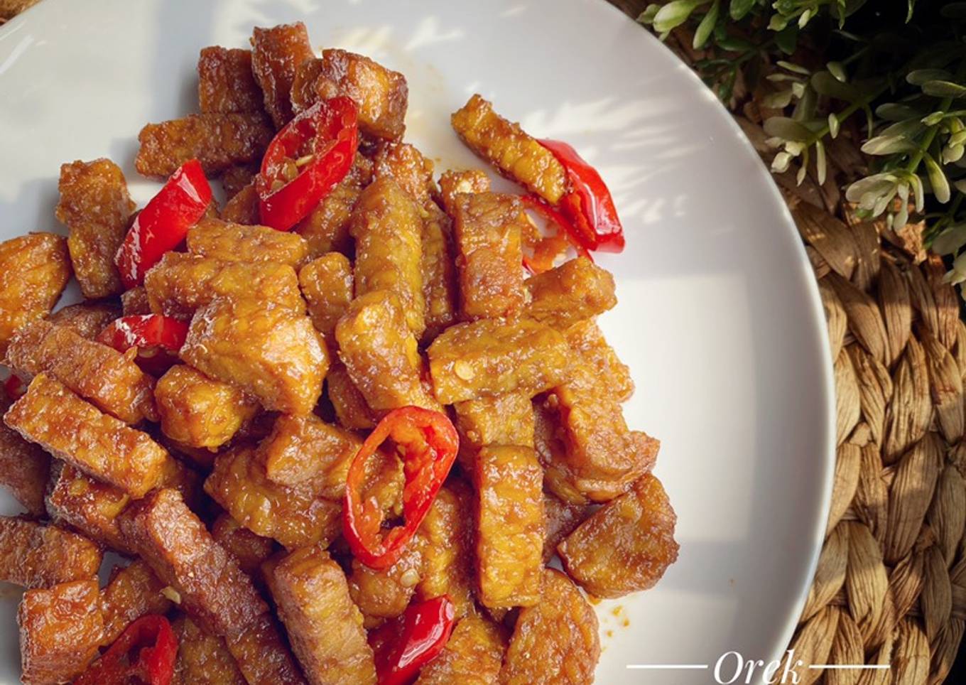 Orek Tempe Bumbu Uleg