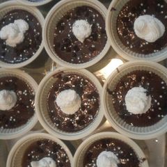 A picture of Chololate mousse (eggless).