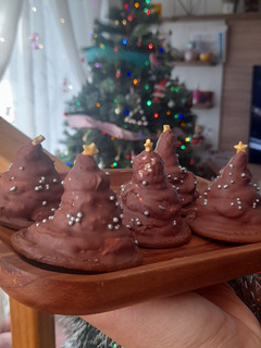 Una foto de Merengue chocolatado navideño 🎄