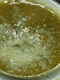 Sopa de vegetales y lentejas