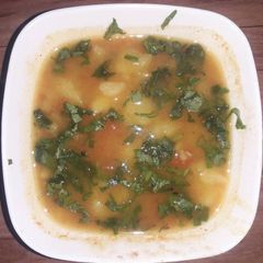 A picture of Oil free aloo tamater ki sabji.