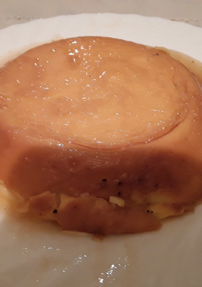 Una foto de Flan de leche condensada