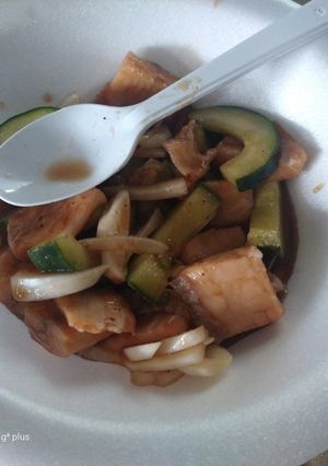 Una foto de Callitos de tilapia en aguachile