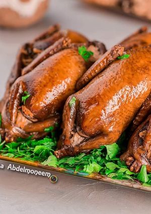 صورة لوصفة الحمام المحشي
