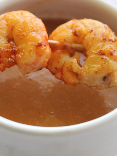 Una foto de Bisque de gambas