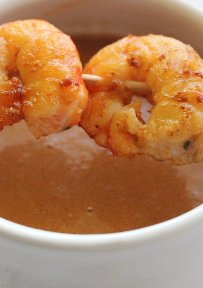 Una foto de Bisque de gambas