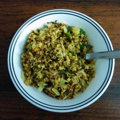 A picture of Oat Upma.