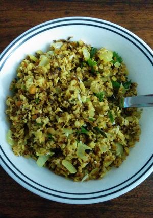 A picture of Oat Upma.