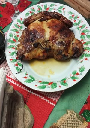 Una foto de Pollo relleno