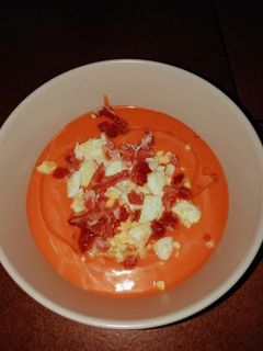 Una foto de Salmorejo cordobés