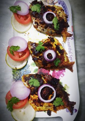 মশলা পমফ্রেট তন্দুরি (masala pomfret tanduri recipe in bengali) রেসিপির প্রধান ছবি