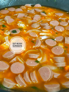 Foto resep Sup Merah Surabaya