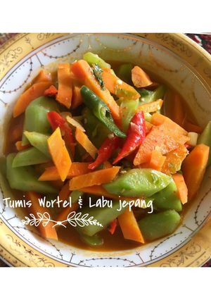 Foto resep Tumis wortel dan labu jepang