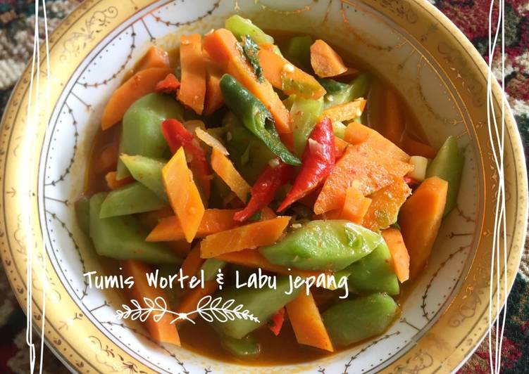 Bagaimana mengolah Tumis wortel dan labu jepang Anti Gagal