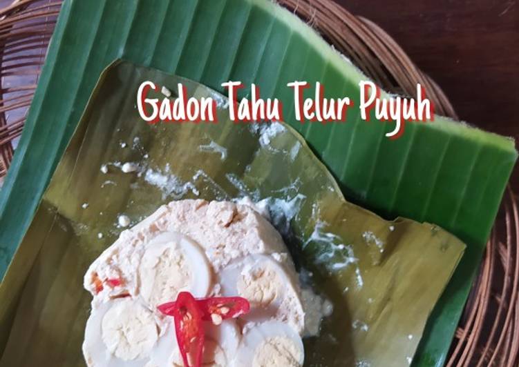 Resep Gadon Tahu Telur Puyuh Anti Gagal