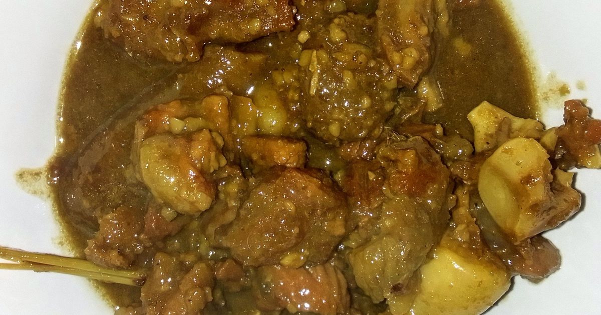 Kambing bumbu sate