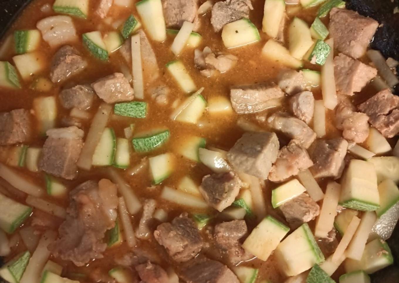 Cortadillo con calabaza y papa
