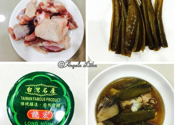 Langkah Mudah Membuat Sup daging ayam &amp; pobi lacio #taiwan food, Enak Banget