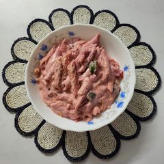 A picture of Pink Pasta.