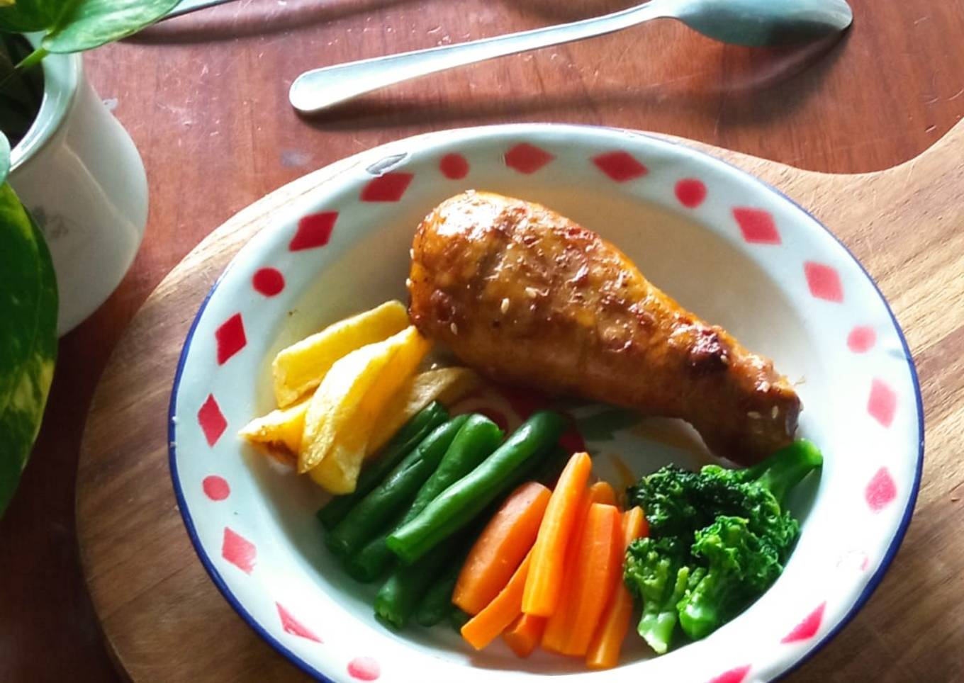 Paha Ayam Kodok Simple Pake Teflon
