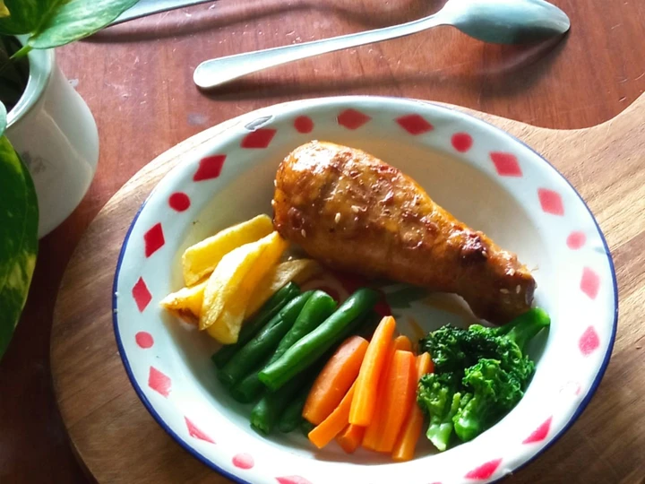 Langkah Mudah untuk Membikin Resep  Paha Ayam Kodok Simple Pake Teflon yang Lezat Sekali, Lezat Sekali