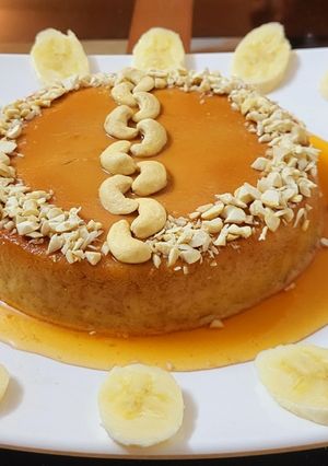 A picture of Banana Caramel pudding.