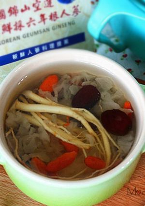人蔘紅棗銀耳湯 的食譜成品照片