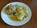 Guiso de brócoli, coliflor y zanahoria
