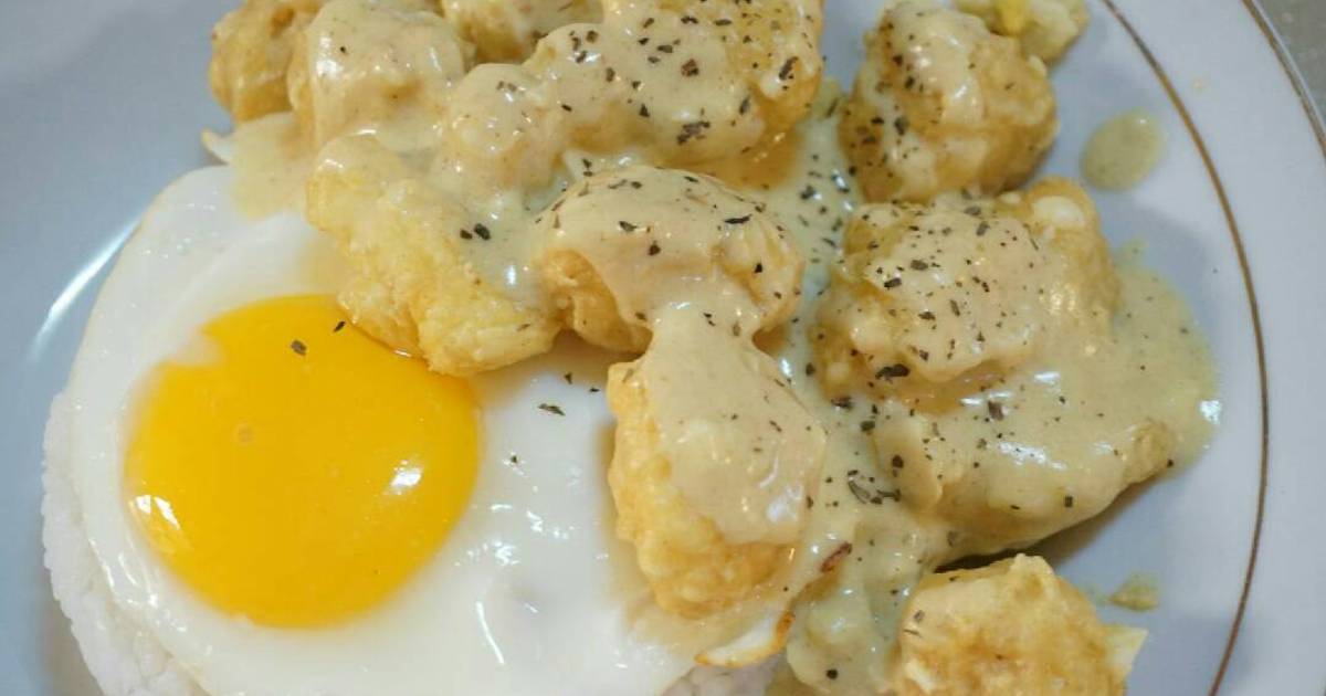 Resep Chicken Salted Egg ala EATLAH oleh Disyaicha - Cookpad