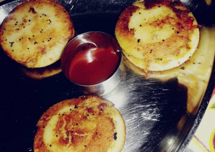 Steps to Make Speedy Burger idli