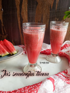 Foto resep Jus semangka timun