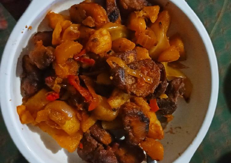 Recipe of Homemade Irish and plantain sauté