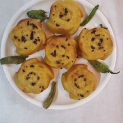 A picture of Baked Dhokla Florets.