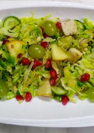 A picture of Fruity cabbage salad.