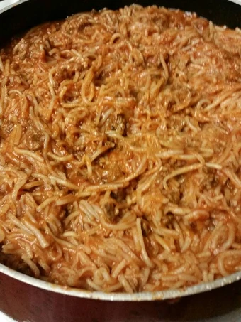 Easy Steps to Prepare Recipes Beefy Tomato Pasta Sauce with Vermicelli the Perfect Perfect.