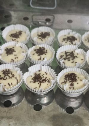 Foto resep Bolu kukus cup rasa Pisang