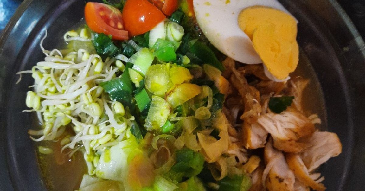 Soto ayam bumbu racik instan