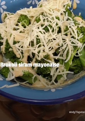 Foto resep Brokoli siram mayonaise